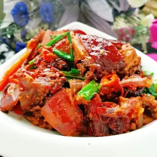 A fried duck