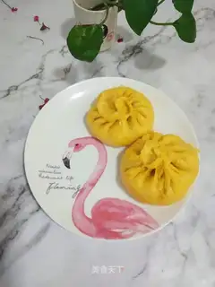Pumpkin cabbage and pork buns