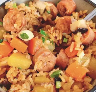 Lazy people must have sausages and rice