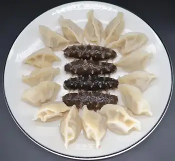 Sea cucumber dumplings