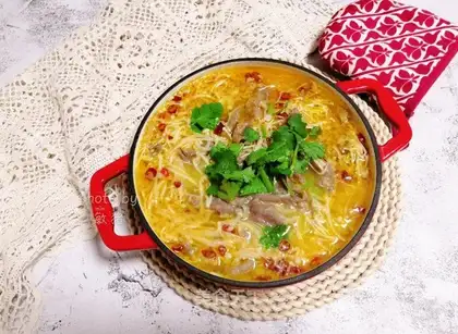 Sour soup, fat cow