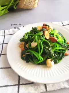 Nuts and spinach