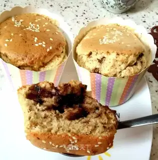 Chocolate mashed cupcakes