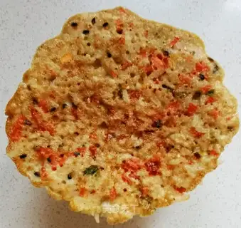 Egg and rice pancakes