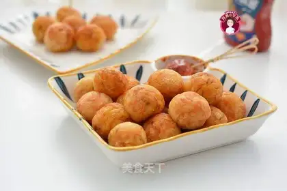 Pumpkin carrot and rice balls