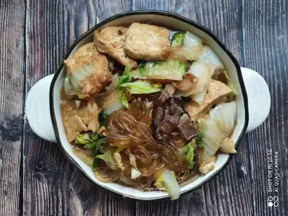 Powder pork stew