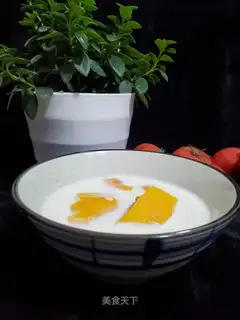 Ice melon milk