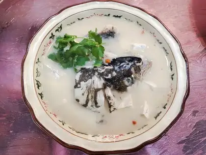 Fish tofu soup