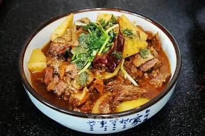 Beef roasted potatoes