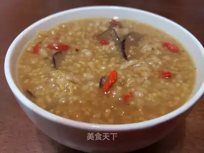 Apple rice porridge