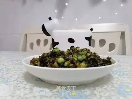 Peas in the snow