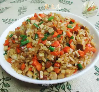 Carrot eggs for fried rice