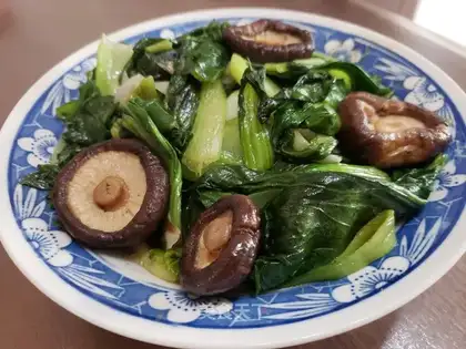 Fry mushrooms