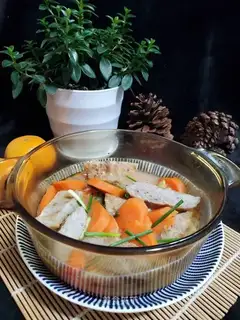 Fishcake carrots