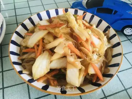 Cabbage carrot stew