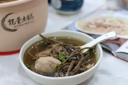 Tea mushroom duck stew