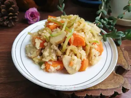 radish mashed rice
