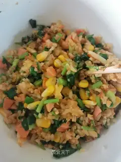 Tasty simple fried rice