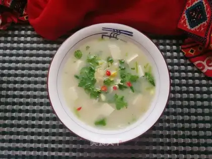 The lamb soup tofu