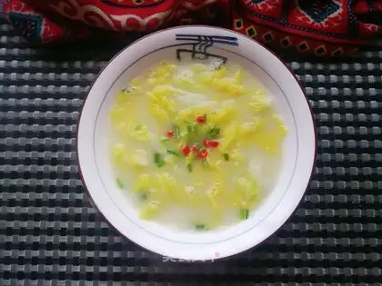 The lamb soup and doll food