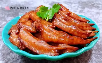 The chicken wings are sharp