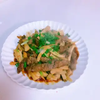 Cow Willow fried abalone mushrooms