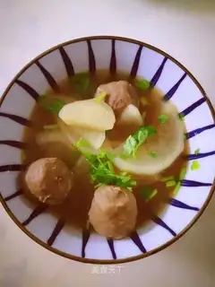 Rapp beefball soup