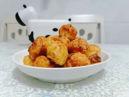 Fried radish balls