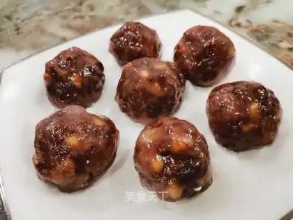 Sticky bean buns