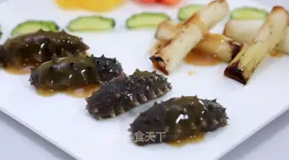 Burning sea cucumber