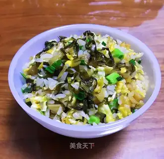 Pickled egg fried rice