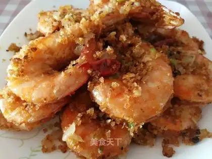 Shrimp from the pond