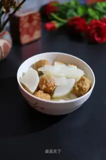 radish meatballs