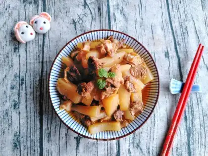 A lamb stew