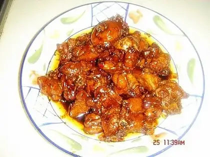 Braised chicken legs