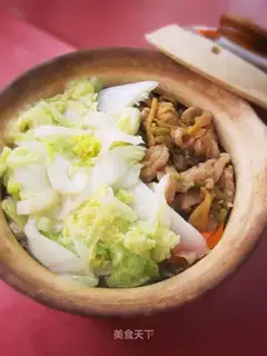 pickled mustard and shredded pork pot rice