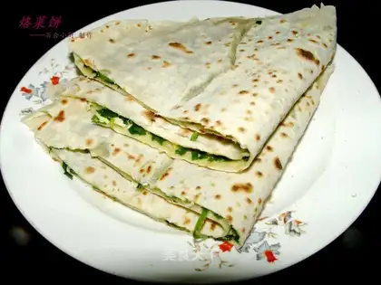 Gripping leek cake