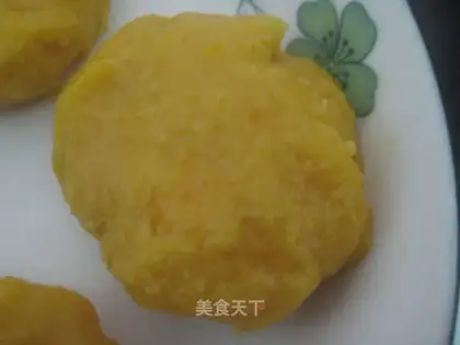 Pumpkin rice cake