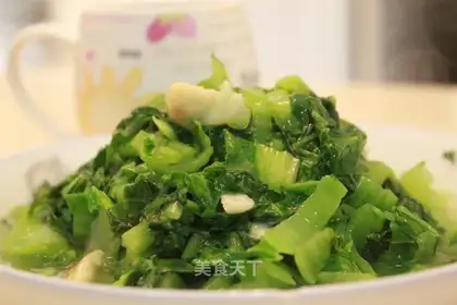 stir-fried mustard with garlic