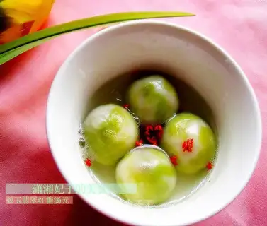 Jasper emerald brown sugar soup yuan