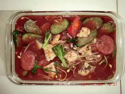 boiled fish