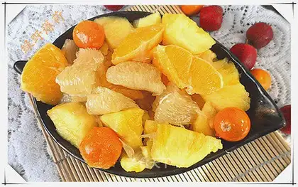 Winter fruit plate