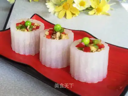 White Jade Radish Cup