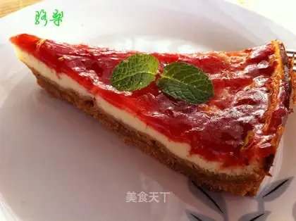 strawberry jam cheesecake