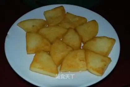Pan-fried yellow cake