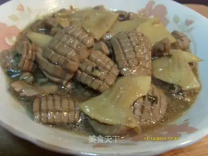 stir-fried kidney flower