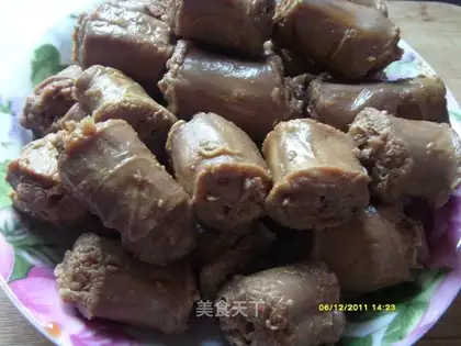 stewed duck neck