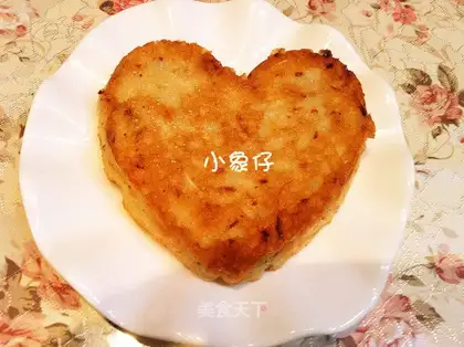 Love shredded radish cake