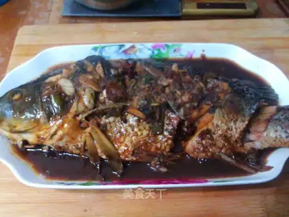 Simple version of braised carp