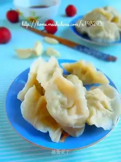 Chinese cabbage and bean curd dumplings
